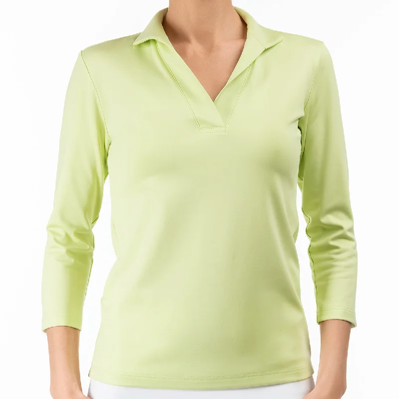 Weekend Savings Spectacle Polo Collar Shirt in Key Lime