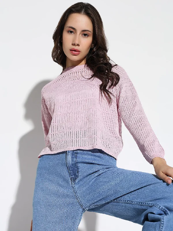 Weekend Savings Bonanza Women Pink Solid Top
