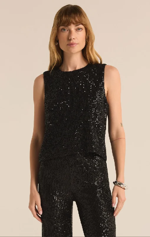 Flash Deal SLOANE SEQUIN TOP