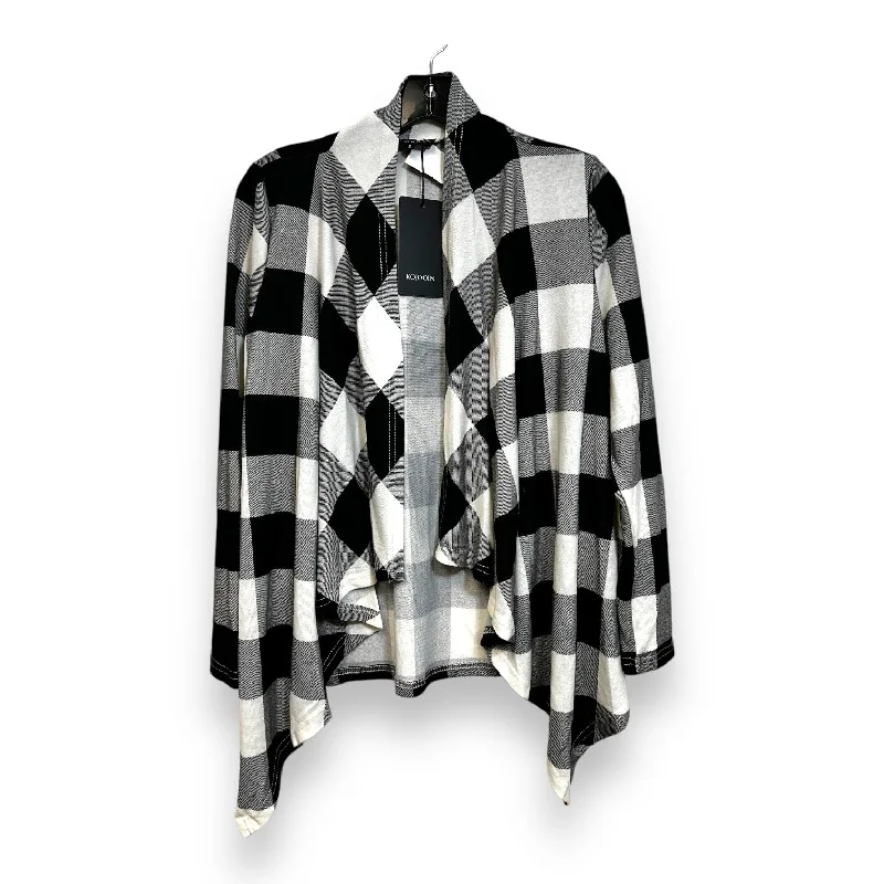 Weekend Bargains to Enjoy Cardigan By Cmf In Checkered Pattern, Size: S