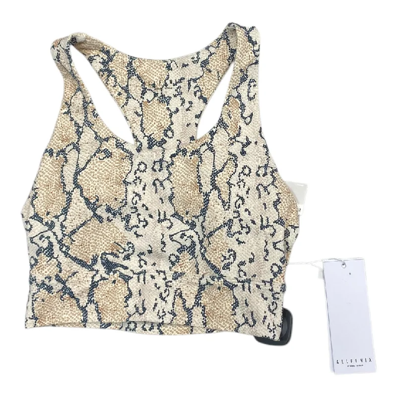 Flash Deal Athletic Bra By Cmc In Snakeskin Print, Size: M