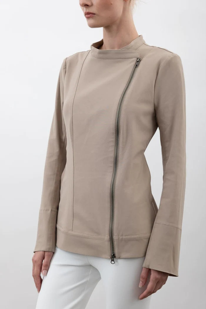 Time-Sensitive Veracruz Tech Stretch Moto Jacket - Desert