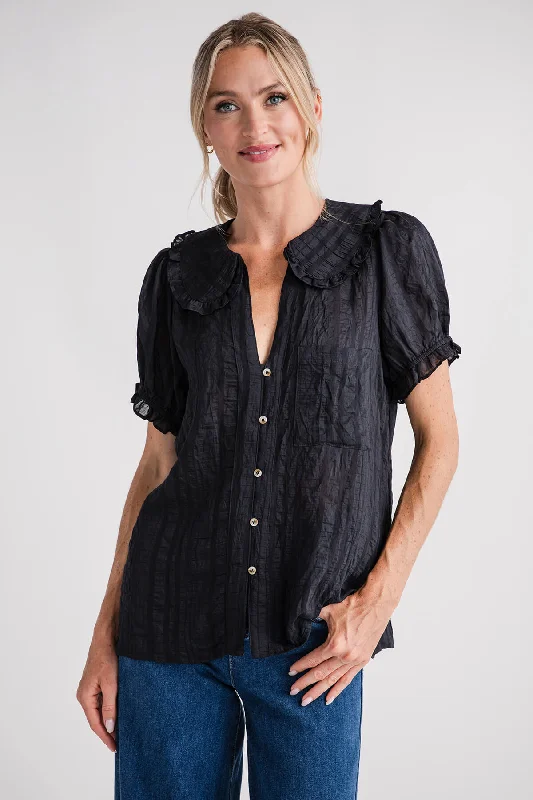 Weekend Offers That Tempt Gigio Peter Pan Collar Button Down Shirt