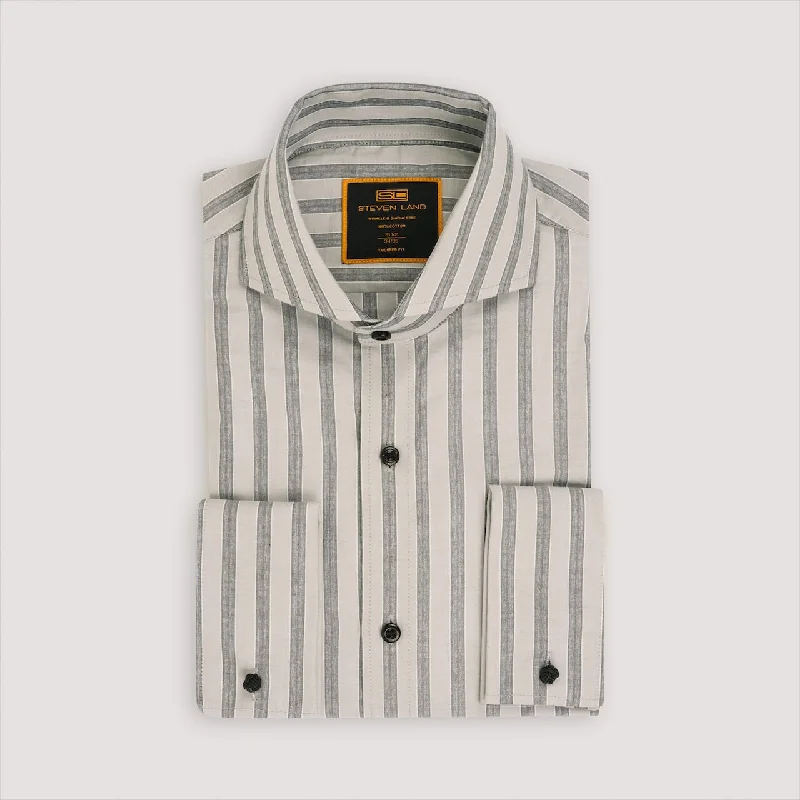Weekend Specials to Celebrate The Lorenzo Dress Shirt | Cutaway Collar | Angled French Cuff | 100% Cotton