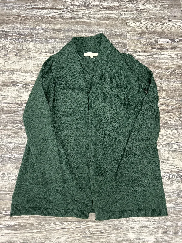 Weekend Shopping Made Better Sweater Cardigan By Loft In Green, Size: Xs