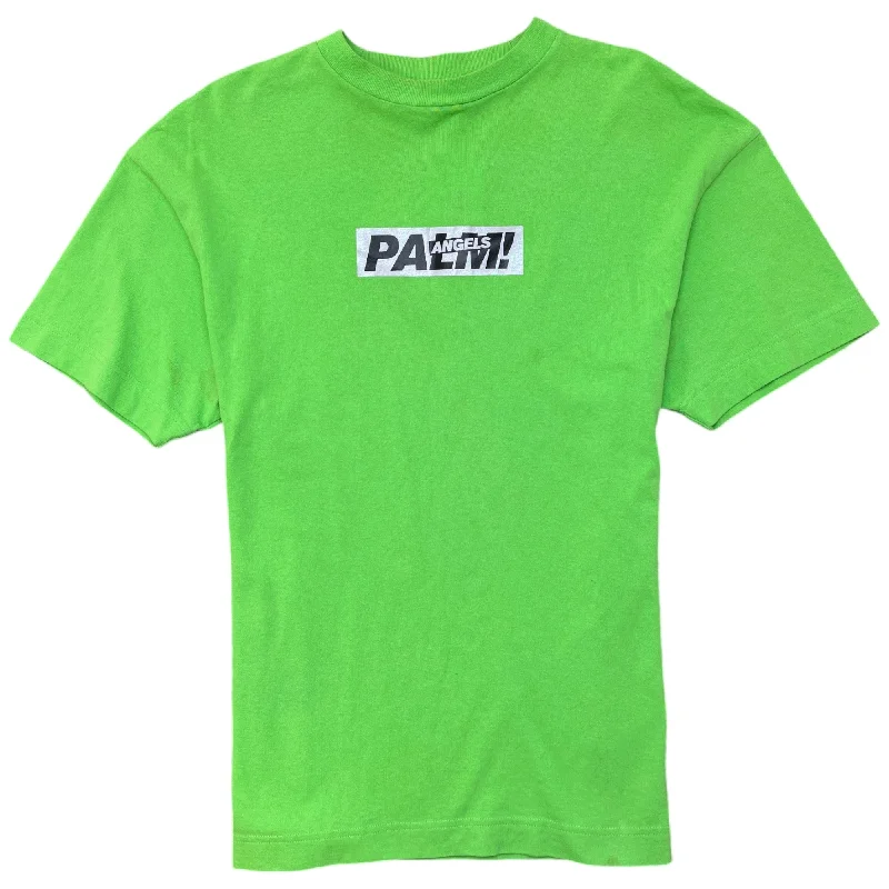TIME-Limited Offer Men's Logo Print T-Shirt Green Size S