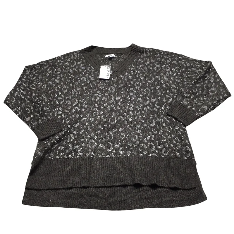 Weekend Offers That Shine Sweater By Nine West In Grey, Size: Xl