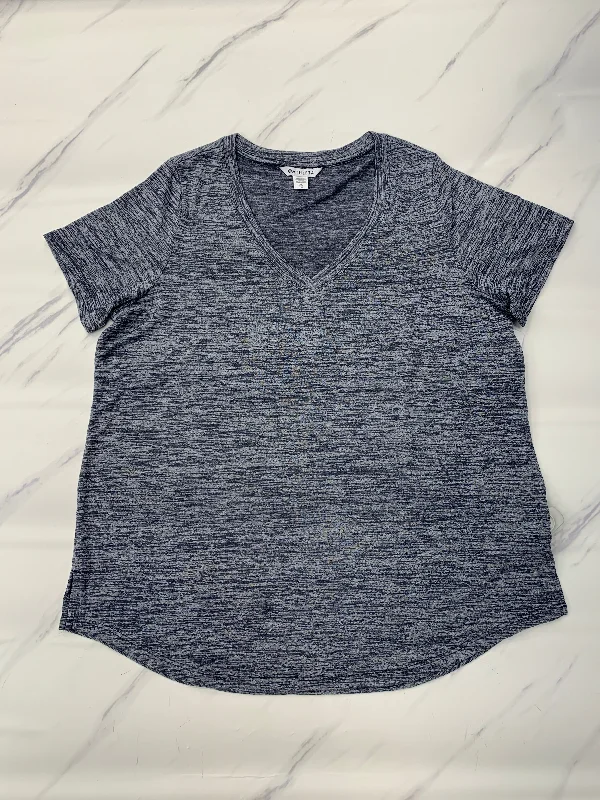 Weekend Discounts to Snag Athletic Top Short Sleeve By Athleta In Grey, Size: Xl