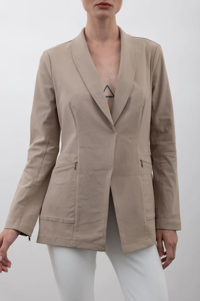 Stock Up Valbella Tech Stretch Blazer - Desert