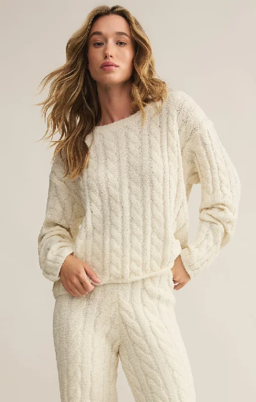 Weekend Specials Just for You CAROL CABLE KNIT LONG SLEEVE