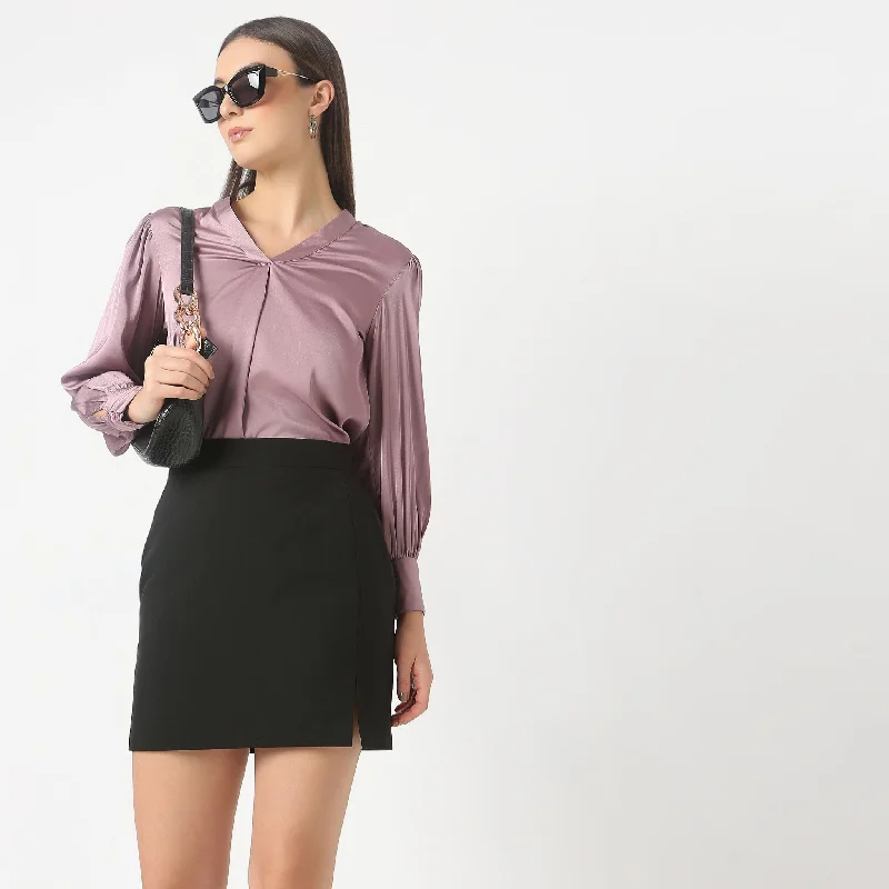 Weekend Savings Extravaganza Regular Fit Solid Top
