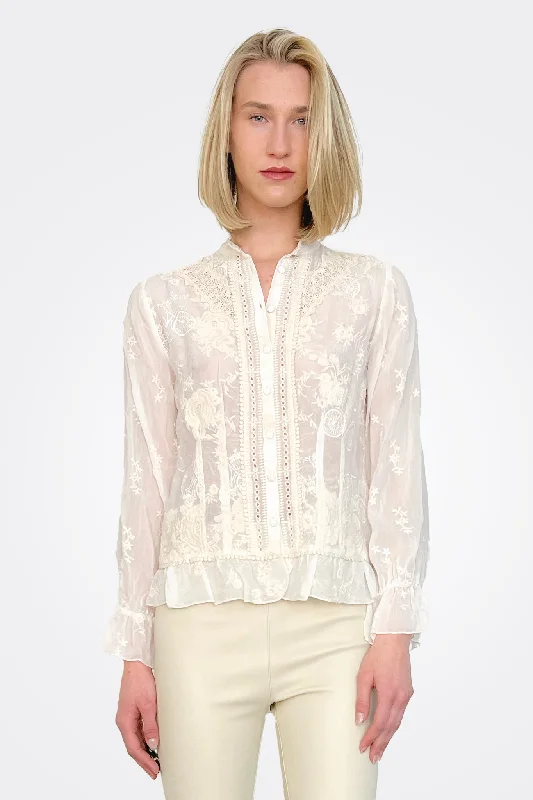 Weekend Extravaganza: Shop Now Serene Blouse - Natural