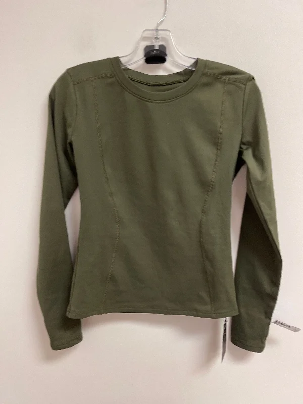 Weekend Special Athletic Top Long Sleeve Crewneck By Clothes Mentor In Green, Size: S