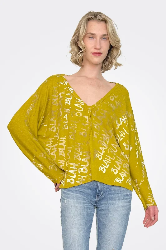 Take Action Vanya Ombre Blah Pullover - Mustard