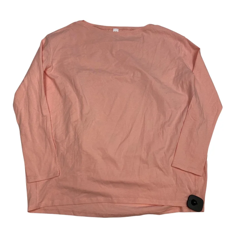 Early Access Athletic Top Long Sleeve Crewneck By Heynuts In Pink, Size: S