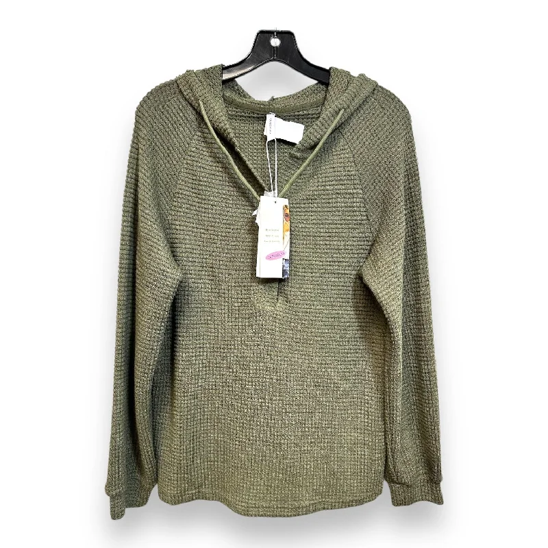 Weekend Savings Extravaganza Top Long Sleeve By Cmf In Green, Size: S