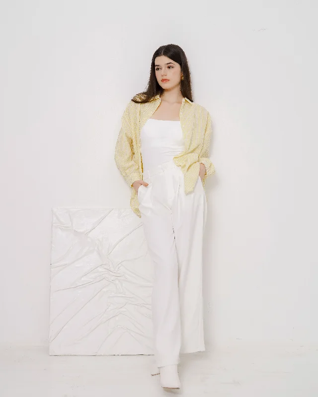 Closeout Deal Yasmine Top Yellow