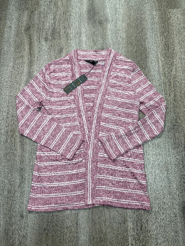 Steals and Deals Cardigan By Hawthorn In Pink, Size: S