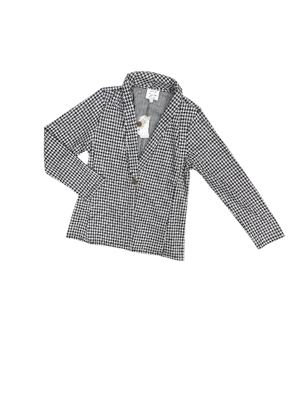 While Supplies Last Cardigan By Hippie Rose In Black & White, Size: Xl