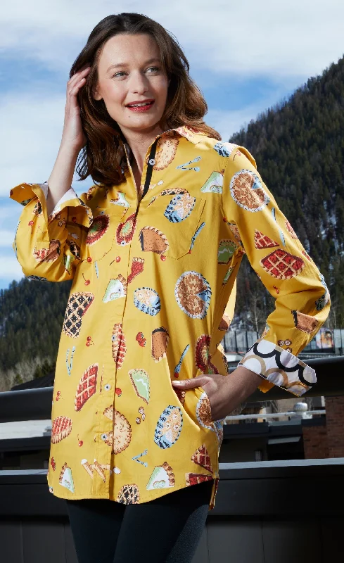 Weekend Steals Await Jackson Hole Tunic "The Thanksgiving Shirt" Pie Print