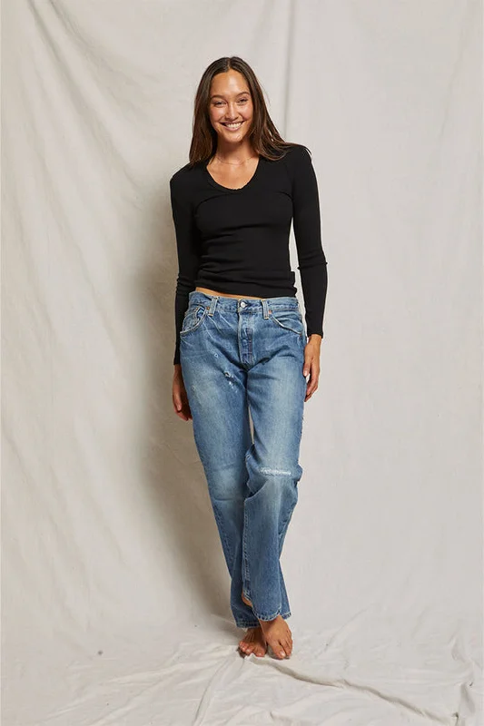 Weekend Discounts to Love ROBYN LONG SLEEVE U NECK