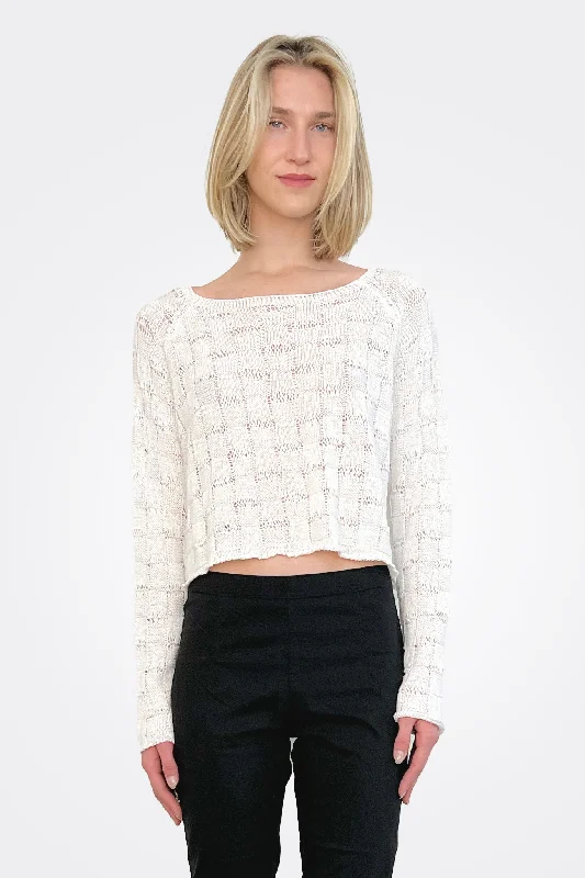 Weekend Specials to Love Knitted Pullover - White