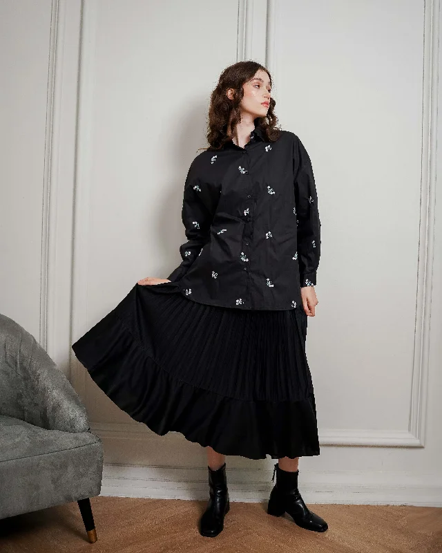 Weekend Savings Galore Magnola Top Black