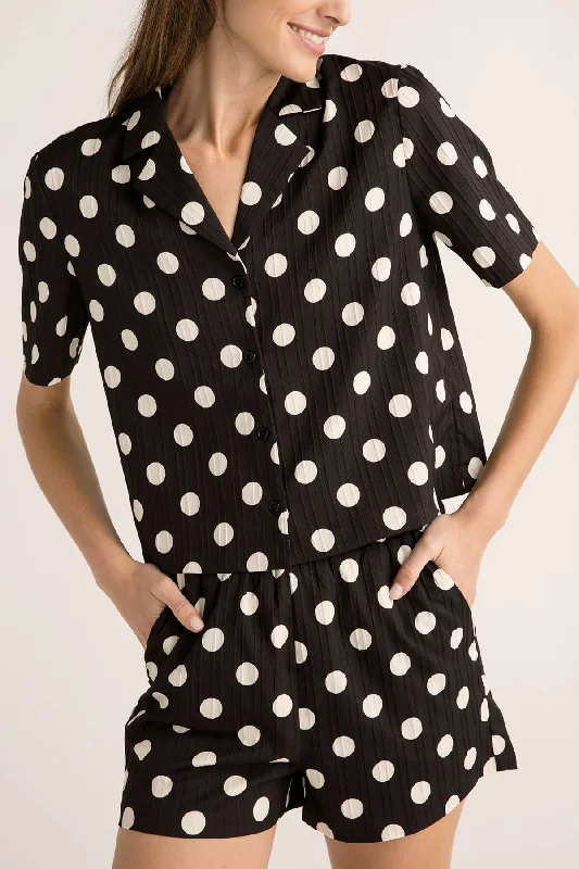 Weekend Offers That Shine English Factory Polka Dot Top