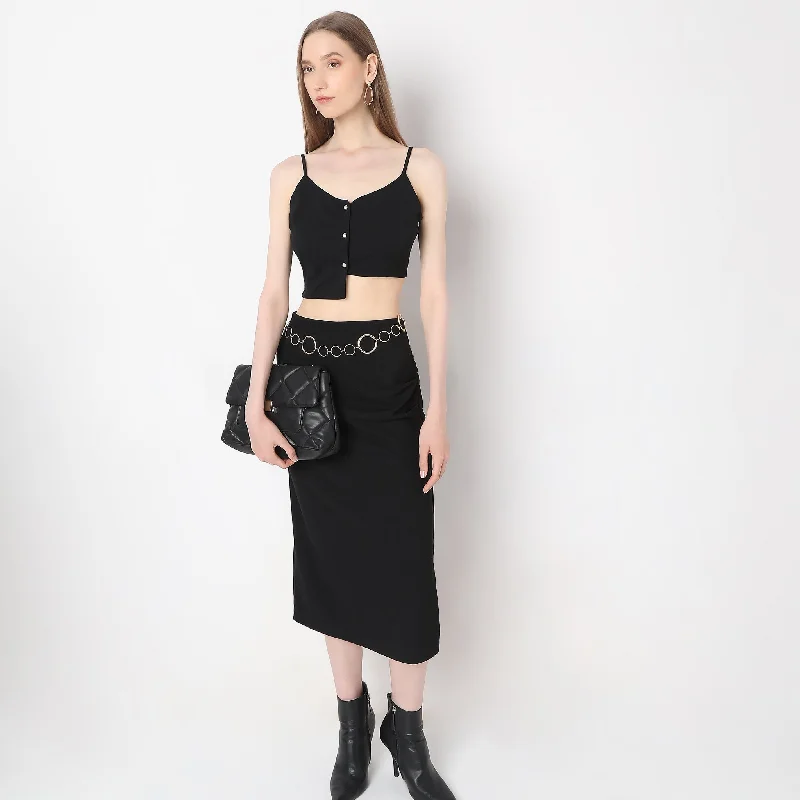 Act Fast Slim Fit Solid Top