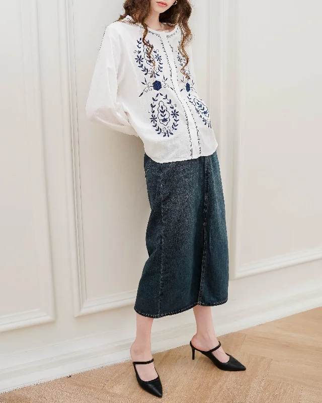 Your Weekend, Your Savings Lucille Top Navy