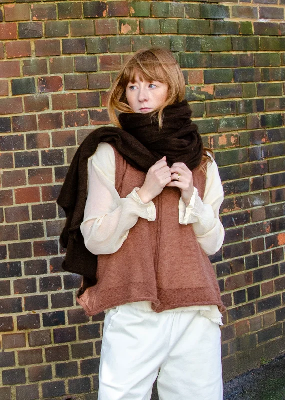 Mega Discount Alex Crop Vest Top | Burnt Toffee