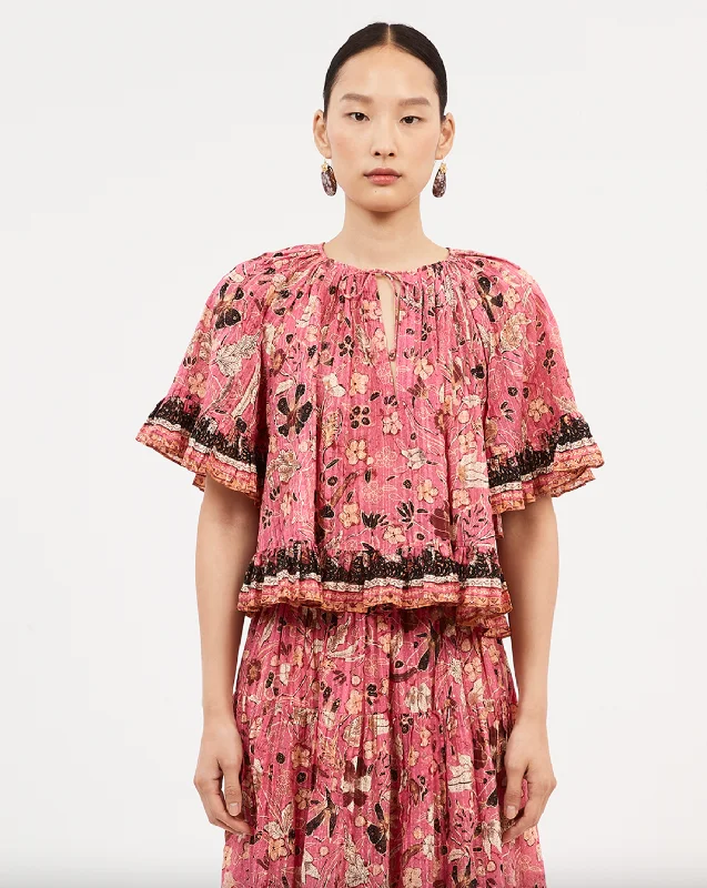 Weekend Bargains to Snag Alessia Top - Hollyhock