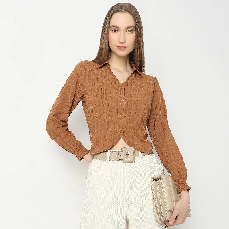 Weekend Deals to Brighten Your Day Regular Fit Solid Top