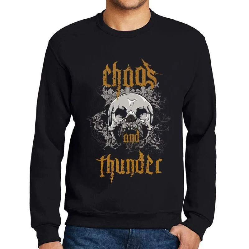Today’s Deal Ultrabasic - Homme Imprimé Graphique Sweat-Shirt Chaos and Thunder Noir Profond Today’s Deal Ultrabasic - Homme Imprimé Graphique Sweat-Shirt Chaos and Thunder Noir Profond