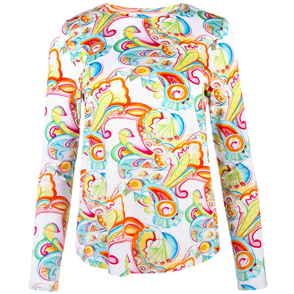 Weekend Deals to Brighten Your Day Yoke Relaxed Fit Tee in Art Deco Paisley