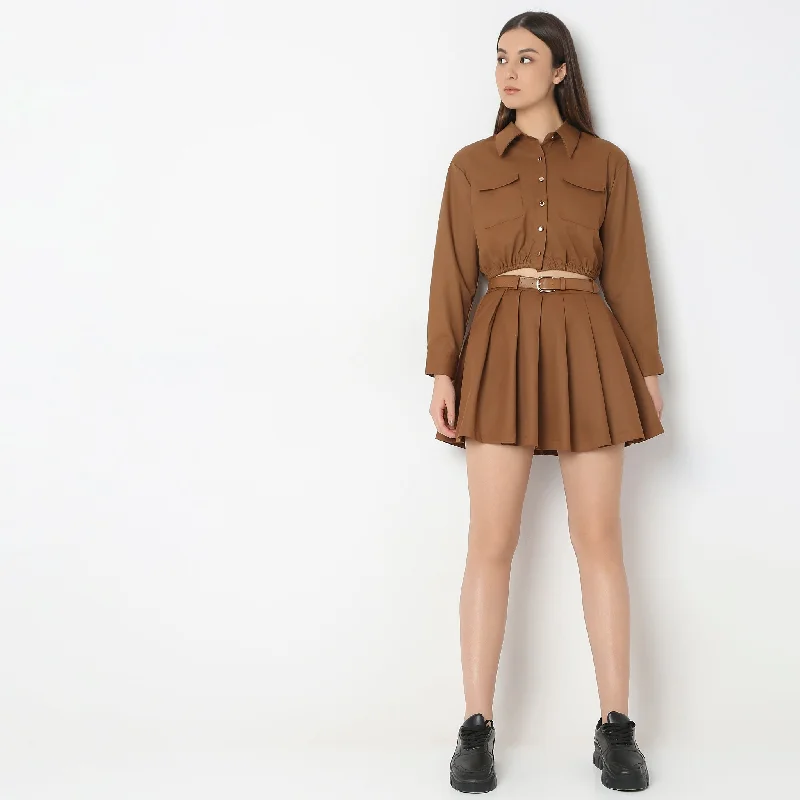 Weekend Specials to Cherish Regular Fit Solid Shirt