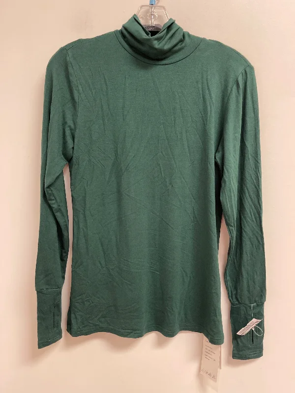 Time-Sensitive Top Long Sleeve By Clothes Mentor In Green, Size: S