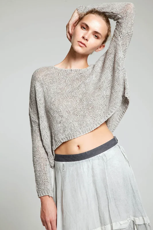 Weekend Offers That Impress Hand Knitted Pullover - Original Gray