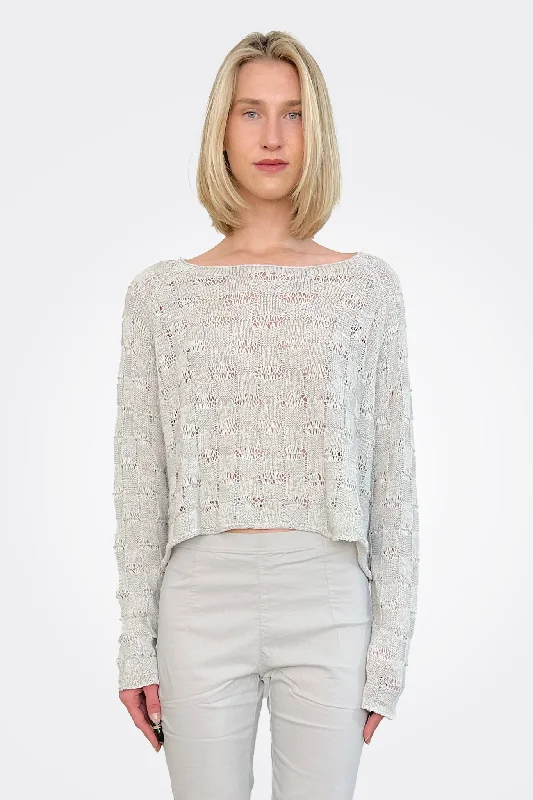 Weekend Bargains to Savor Knitted Pullover - Grey