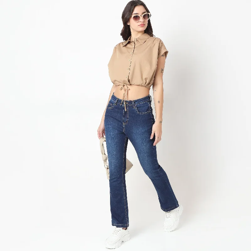 Weekend Offers That Shine Boxy Fit Solid Shirt