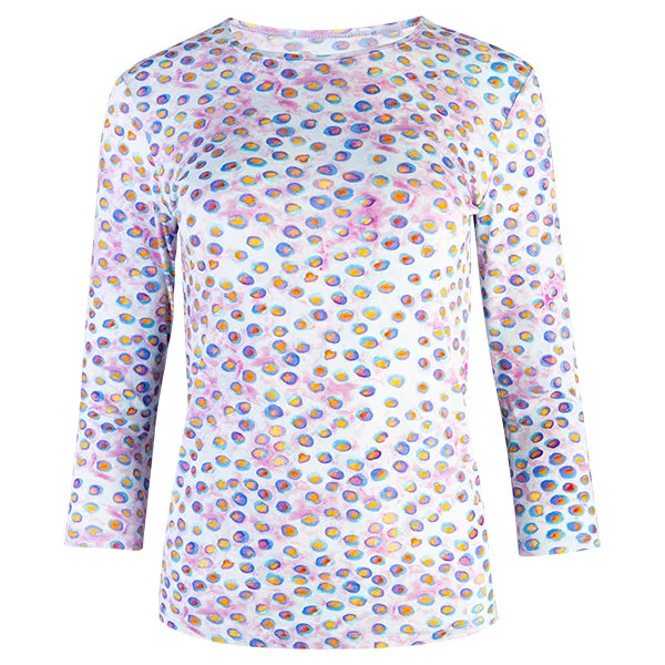 Exclusive Offer Shaped Knit Tee in Glass Beads