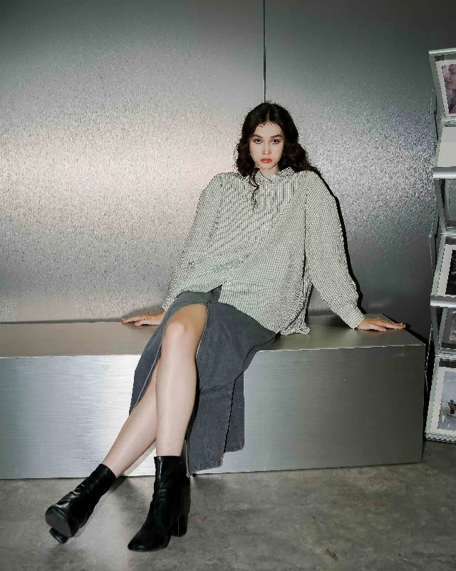 Weekend Offers That Delight Yasmine Top Green