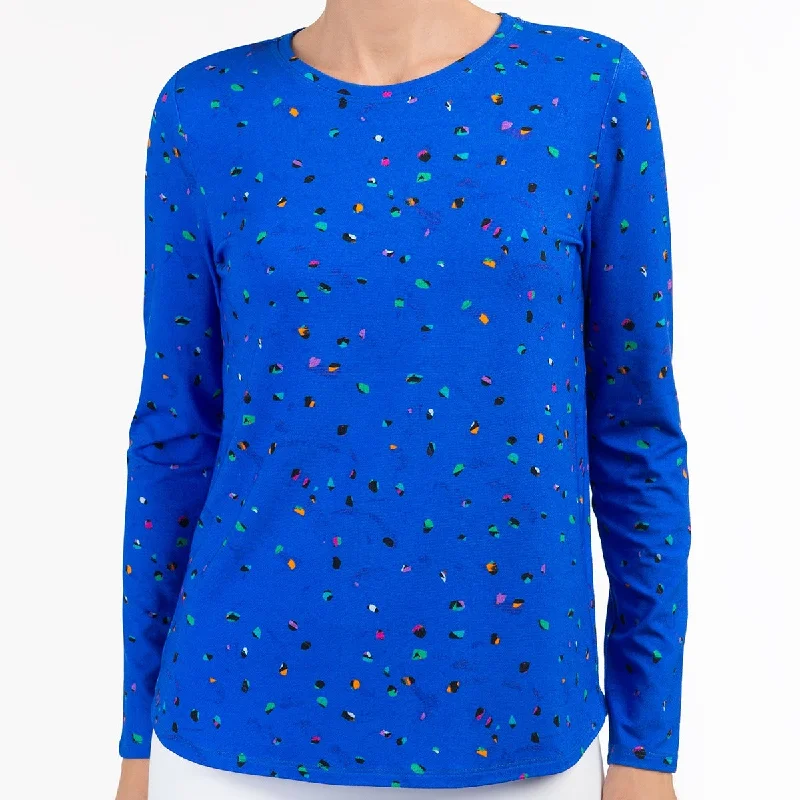 Weekend Specials to Delight Yoke Relaxed Tee in Jeweled Beads