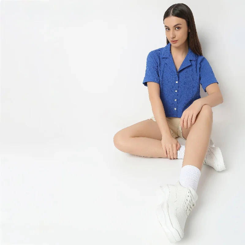 Weekend Savings Spectacular Regular Fit Solid Shirt