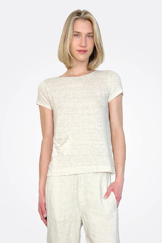 Weekend Bargains to Savor Pocket Tee - Ivory