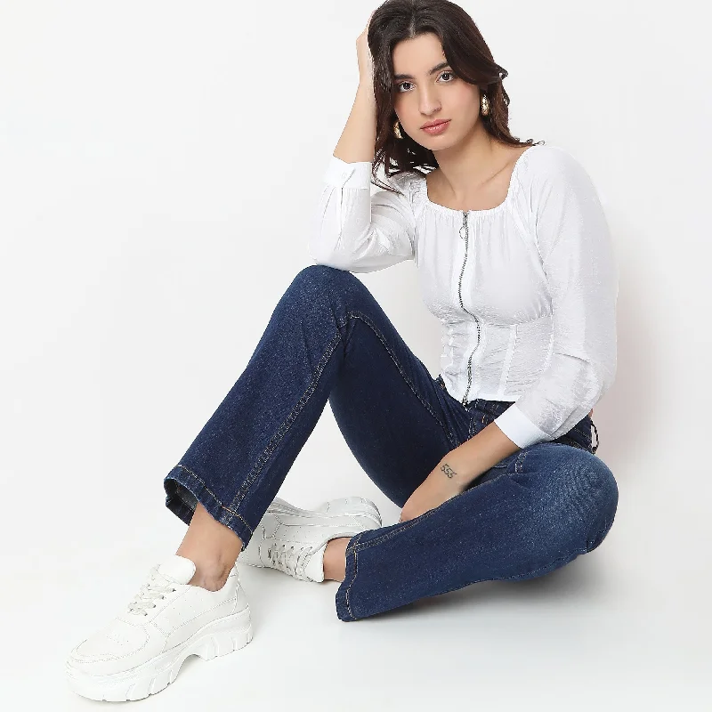 Weekend Offers That Please Regular Fit Solid Top