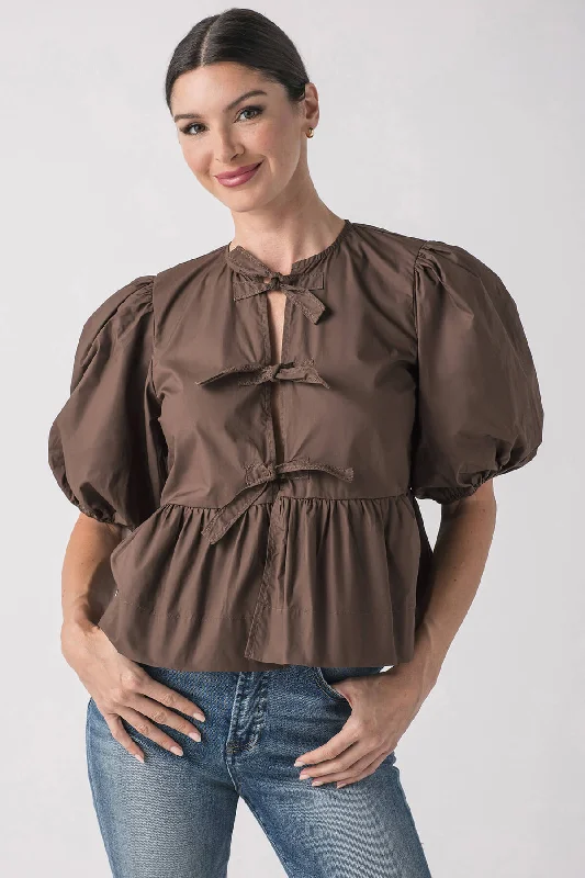 Weekend Deals That Sparkle Olivaceous Alice Top