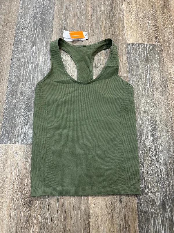 Special Offer Athletic Tank Top By Calvin Klein Performance In Green, Size: L