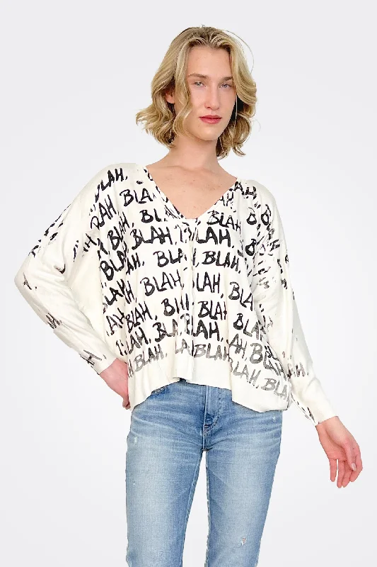 Weekend Specials to Cherish Vanya Blah Pullover - Ivory
