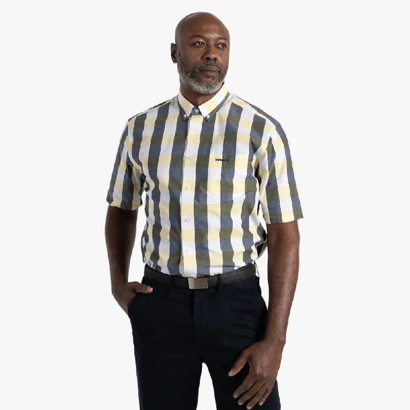 Special Buy Pringle Mens Classic Short Sleeve Shirt Yellow